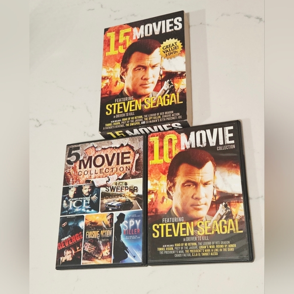 Unique Bargains Other - Steven Seagal, Chuck Norris Movie Action Collection